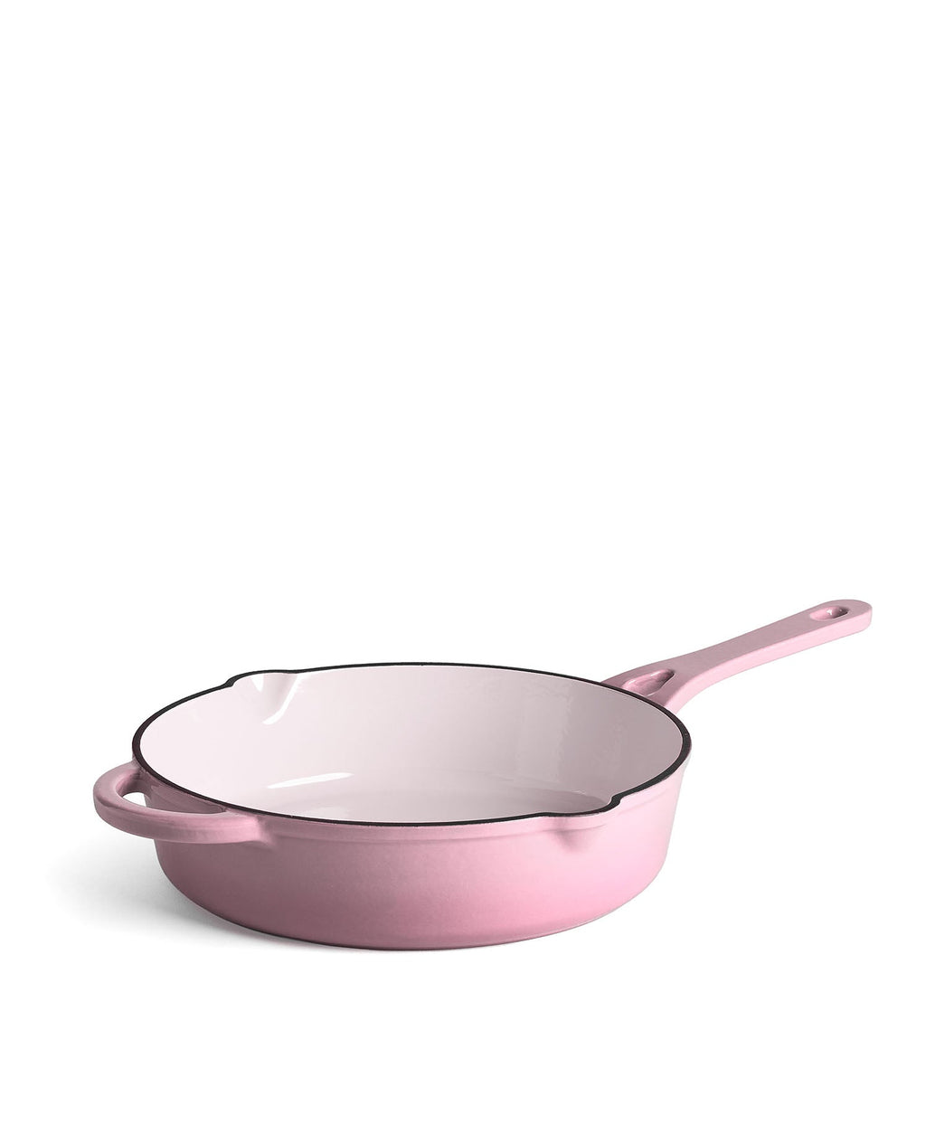 Caçarola Baixa de Ferro Fundido com Tampa 28 cm de diâmetro Rosa Retro