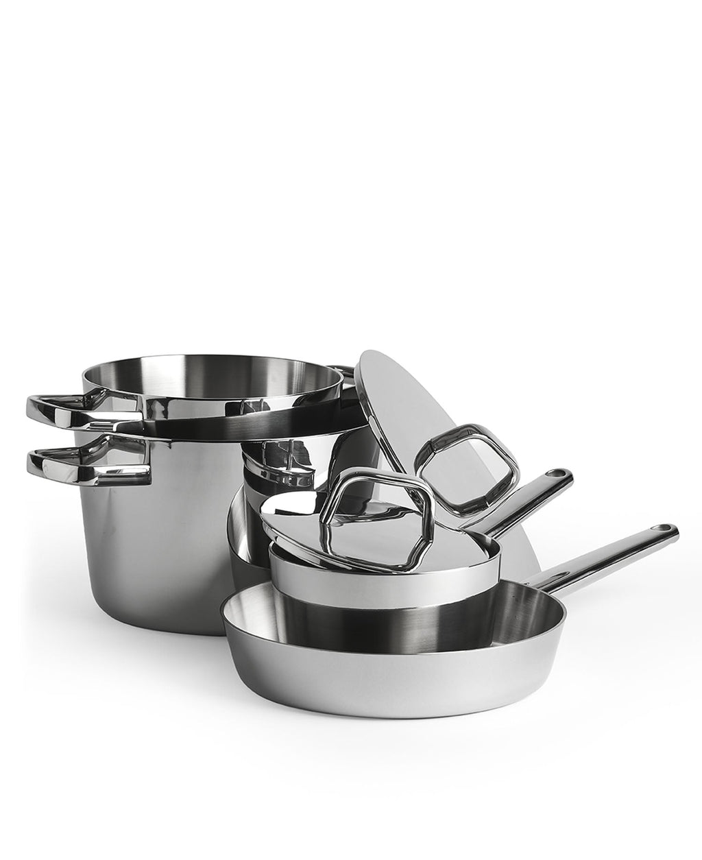 Bateria de Cozinha Triply de Aço Inoxidável 4 peças