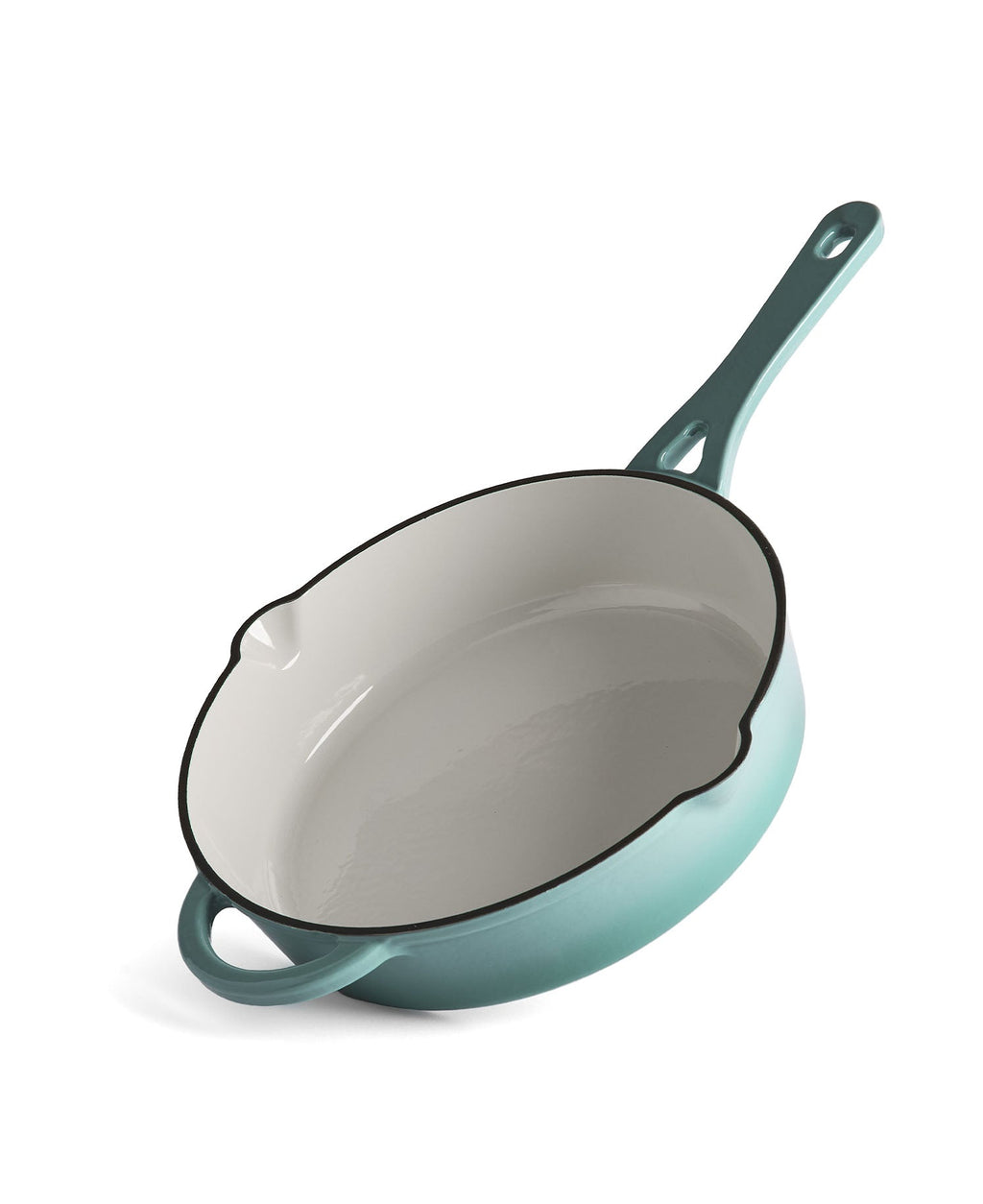 Caçarola Baixa de Ferro Fundido com Tampa 28 cm de diâmetro Retro Verde