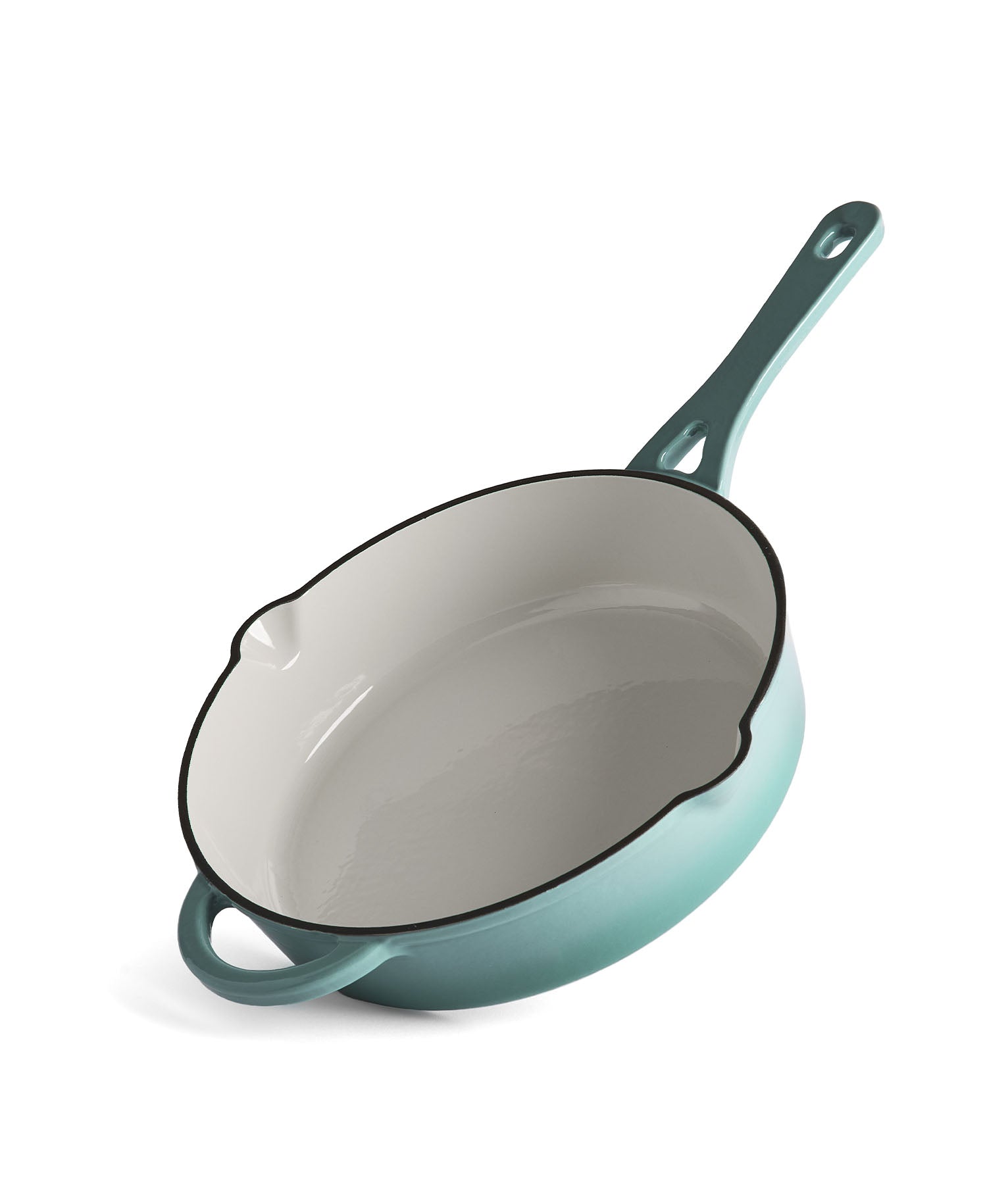 Caçarola Baixa de Ferro Fundido com Tampa 28 cm de diâmetro Retro Verde