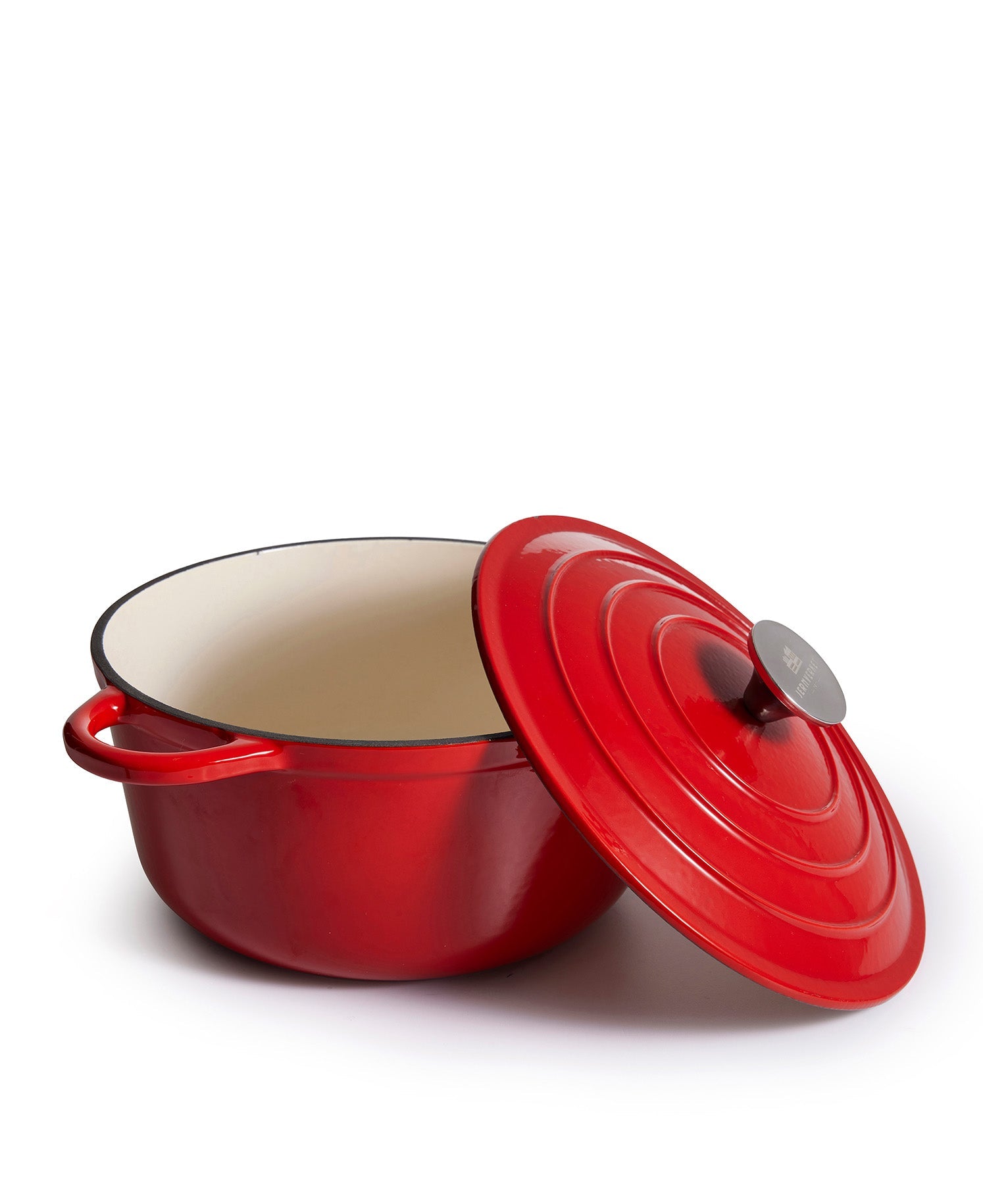 Panela de Ferro Fundido com Tampa, , 4,2 Litros, 24 cm de diâmetro, Vermelho Sangue