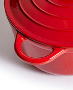 Panela de Ferro Fundido com Tampa, , 4,2 Litros, 24 cm de diâmetro, Vermelho Sangue