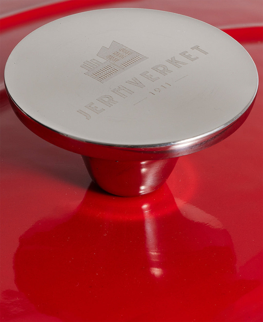 Panela de Ferro Fundido com Tampa, , 4,2 Litros, 24 cm de diâmetro, Vermelho Sangue