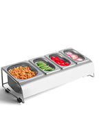 Conjunto para Toppings com Estação e Tesoura para Pizza