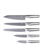Conjunto de Facas com Bloco de Cozinha – 5 Peças em Aço Inoxidável
