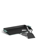Conjunto Chapa de Grelhar em Ferro Fundido Burger & Grelhador Verde 40x25 cm
