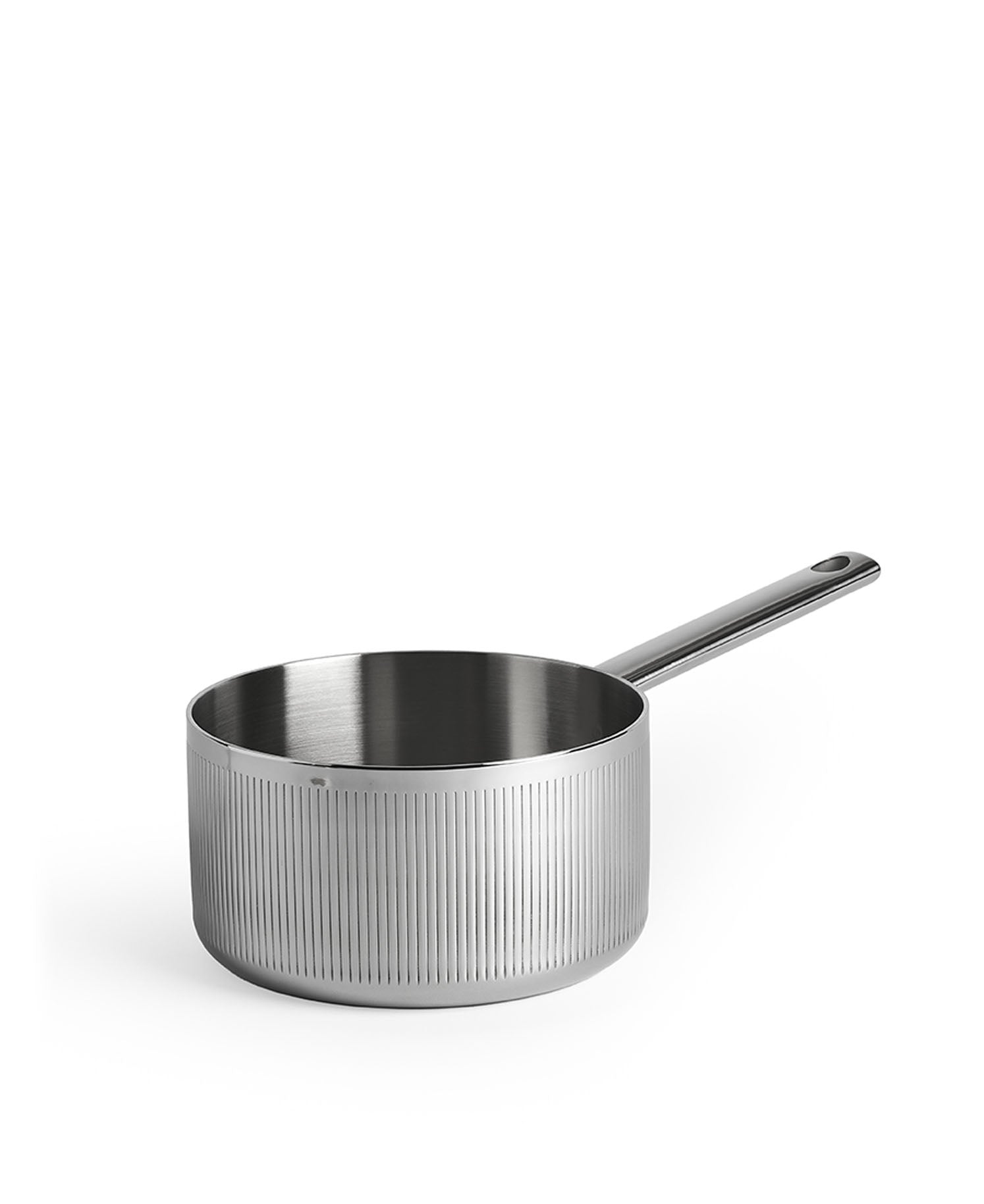 Caçarola com Tampa 2,5 Litros Triplo Aço Inoxidável
