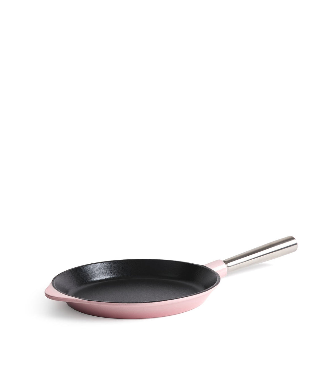 Frigideira de Ferro Fundido Rosa Retro 28 cm com Cabo Amovível