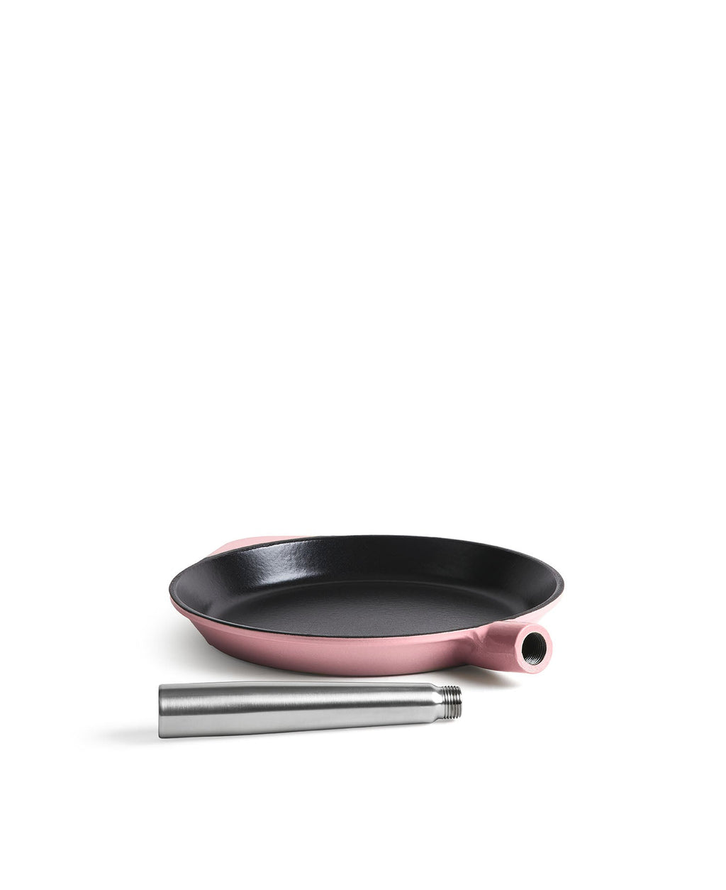 Frigideira de Ferro Fundido Rosa Retro 28 cm com Cabo Amovível