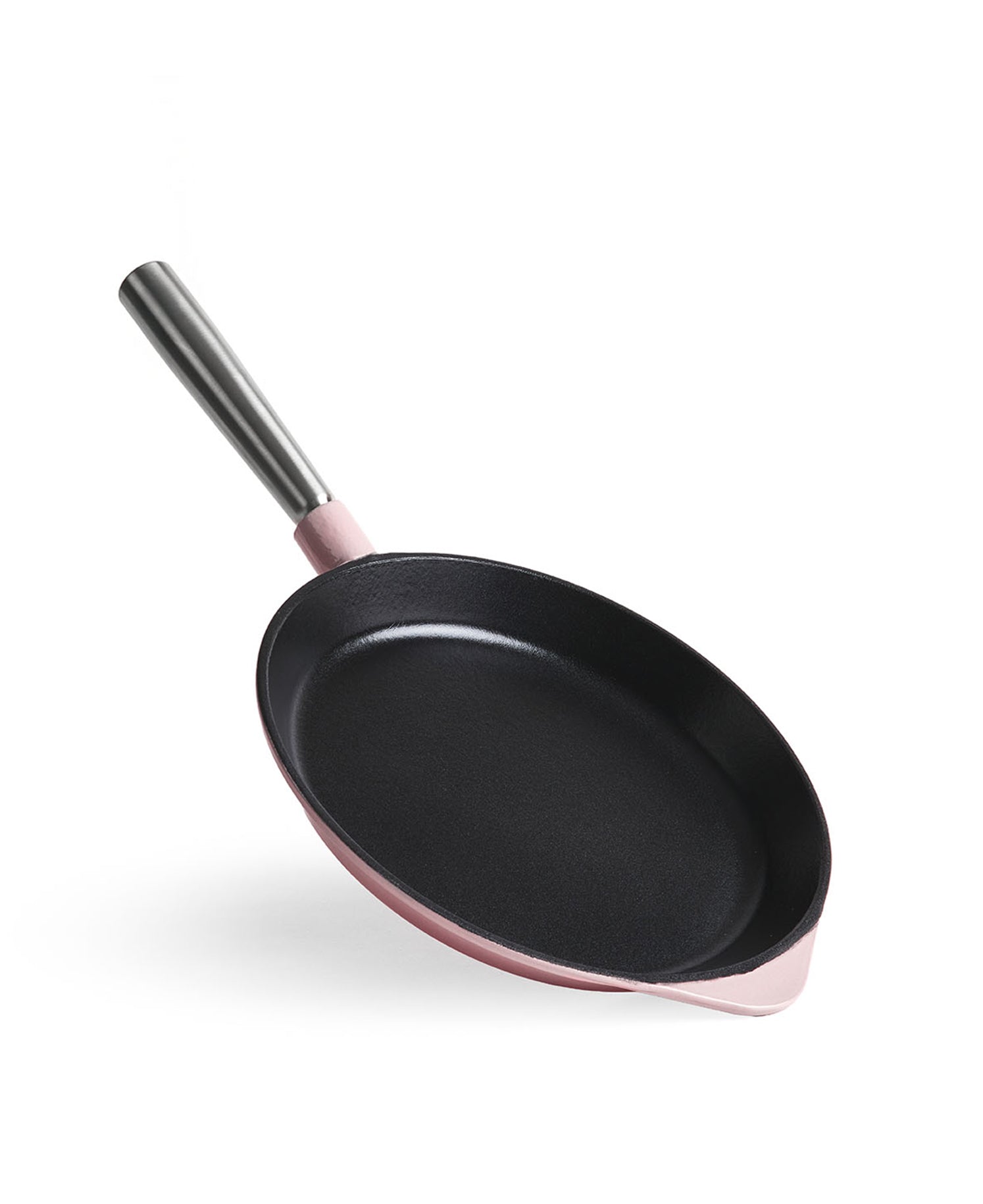 Frigideira de Ferro Fundido Rosa Retro 28 cm com Cabo Amovível
