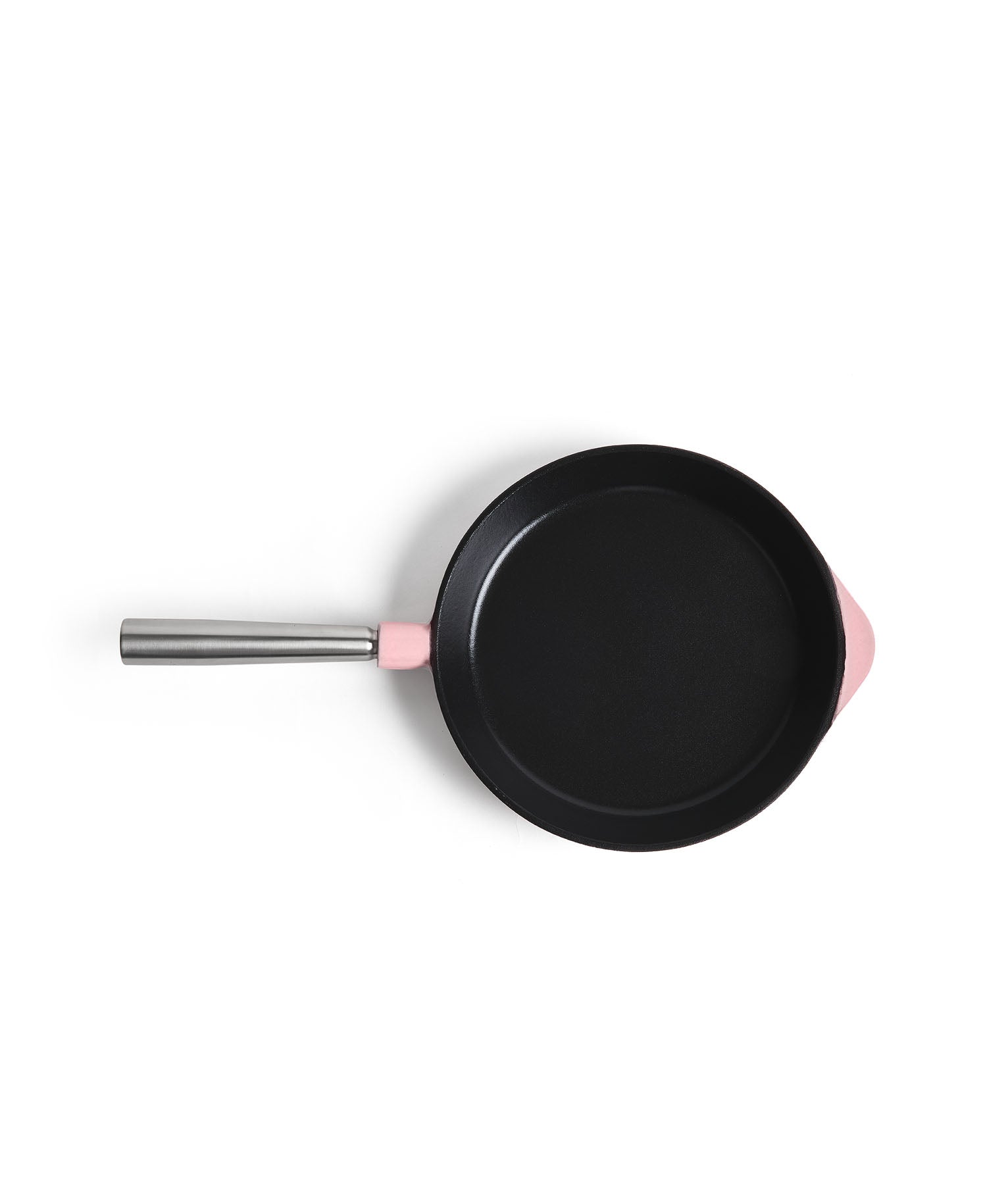 Frigideira de Ferro Fundido Rosa Retro 28 cm com Cabo Amovível