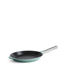 Frigideira de Ferro Fundido 28 cm de diâmetro Verde Vintage com Pega Removível