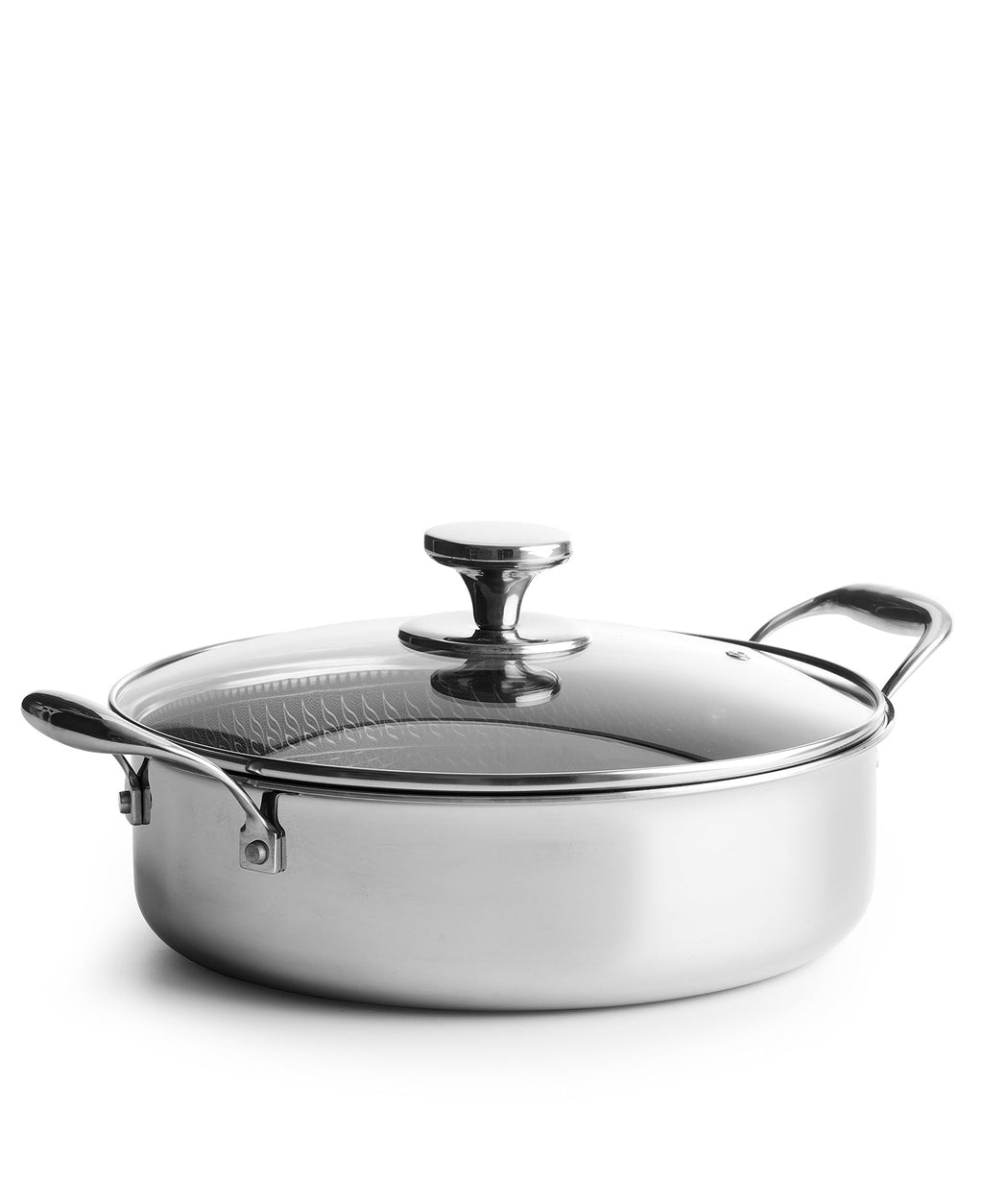Panela Antiaderente Honeycomb com Tampa 26 cm de diâmetro