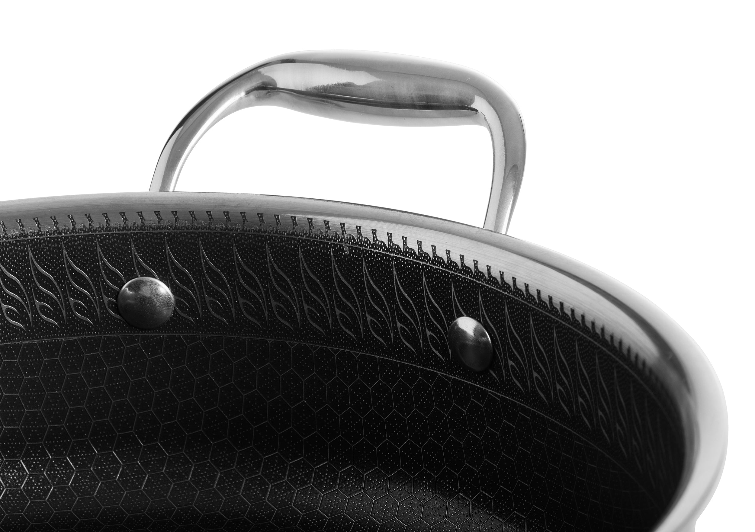 Panela Antiaderente Honeycomb com Tampa 26 cm de diâmetro