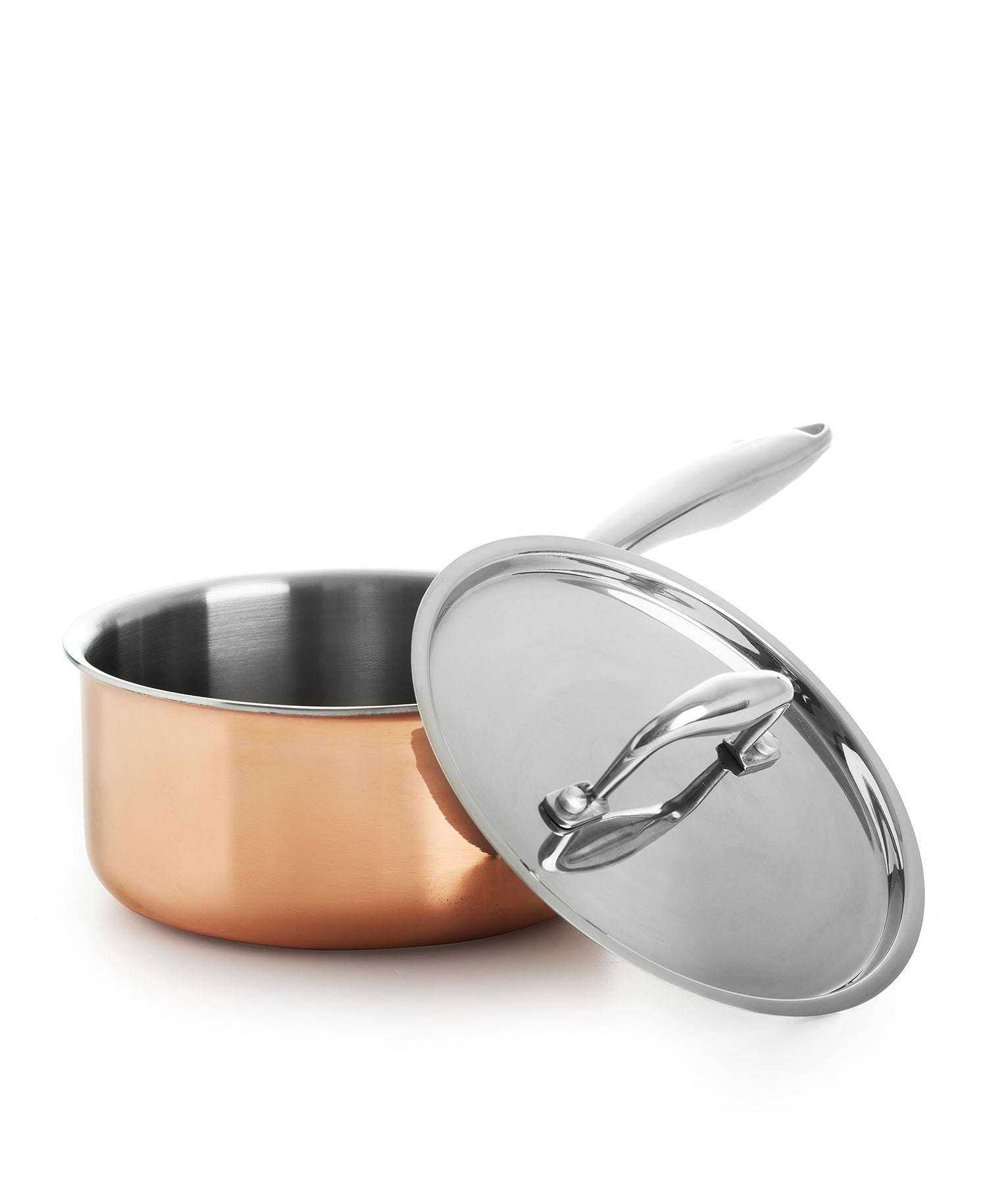 Caçarola de Cobre com Tampa 18 cm de diâmetro